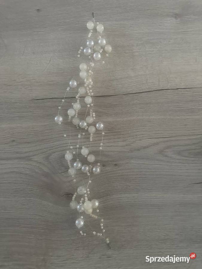 Naszyjnik Jablonex splecione perły z lat 80tych Naszyjniki Łódź