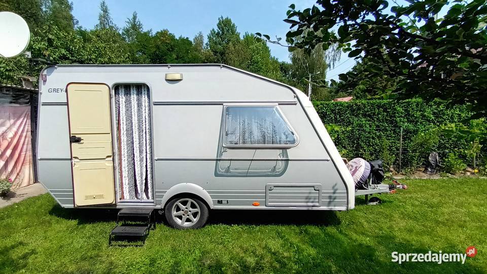 Mała przyczepa kempingowa KiP mover namiot Sosnowiec