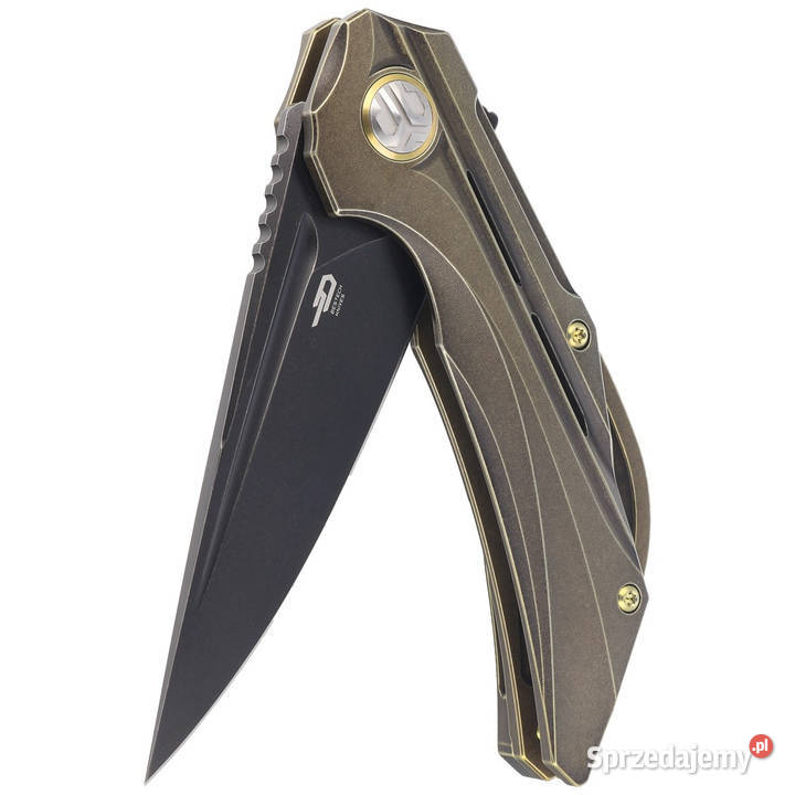 Nóż składany Bestech Vigil Bronze Titanium Black Akcesoria, narzędzia i noże Warszawa
