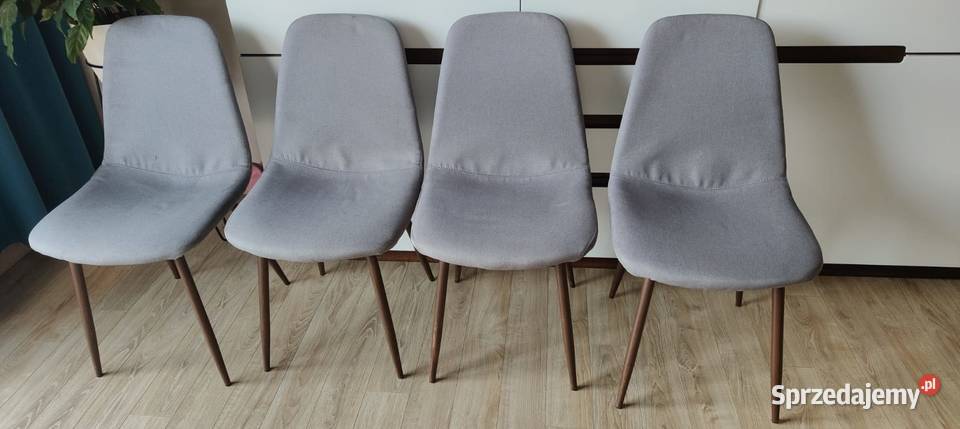 4 x krzesło szare Komplet 150 Warszawa