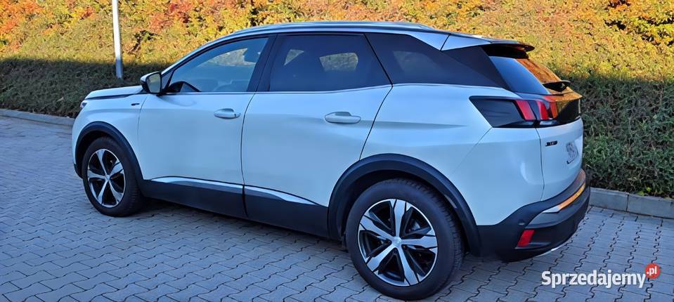 Peugeot 3008GT biała perła światła przeciwmgielne Kielce