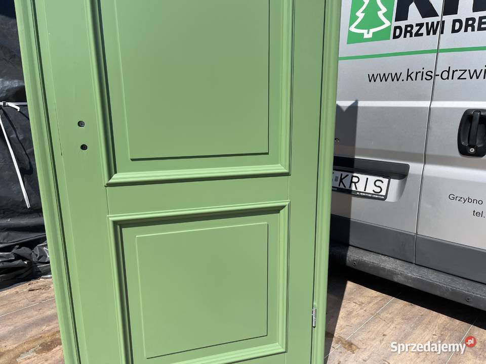 Drzwi drewniane retro 6011 z opaską ozdobna NA 88cm łódzkie Piotrków Trybunalski