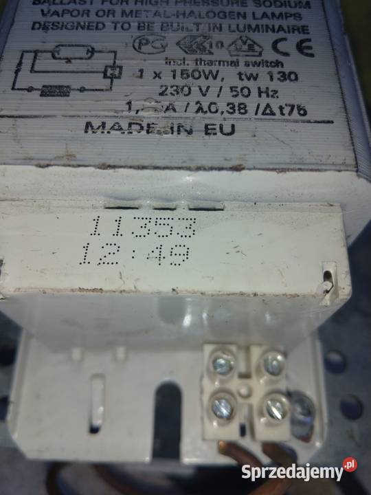 statecznik 150w do lamp sodowych śląskie Bielsko-Biała