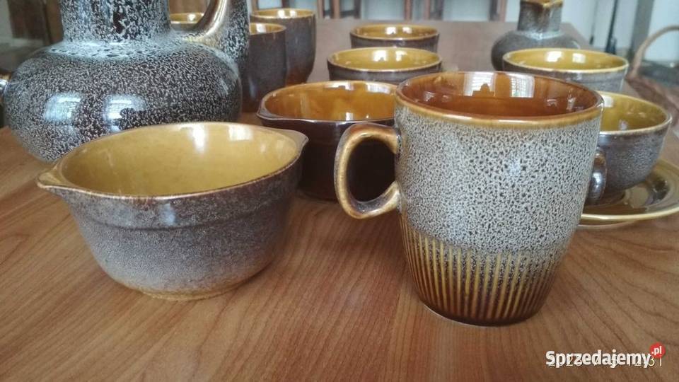 Zastawa stołowa ozdobna PRL ceramika sprzedam