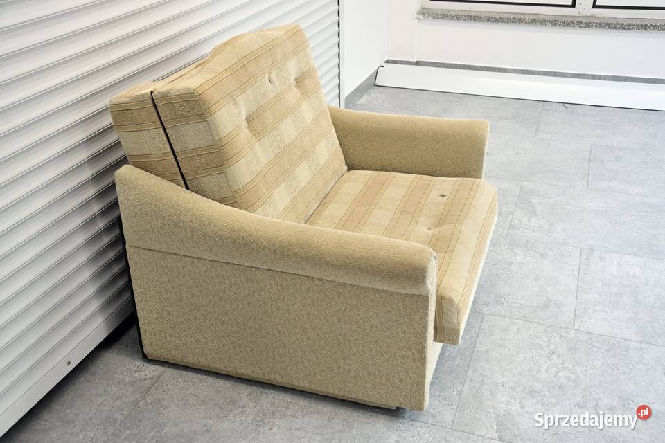 fotel rozkładany funkcja spania stan idealny