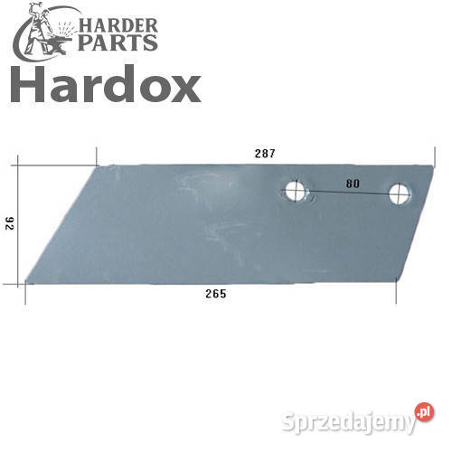 Dłuto 100hektarów HARDOX 84942P części do pługa Suwałki sprzedam