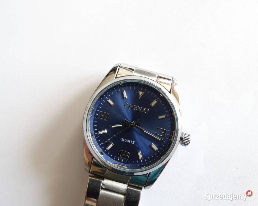 Zegarek męski damski 35mm granatowy bransoleta Gorzów Wielkopolski