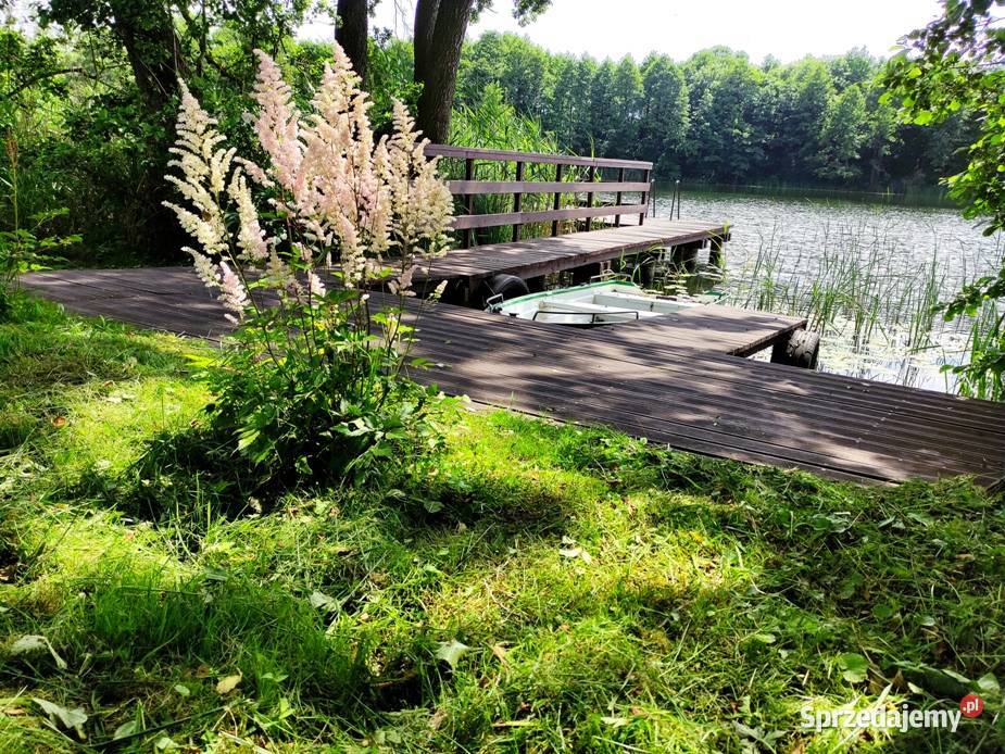 Dom całoroczny z prywatną linią brzegową jeziora 95m2