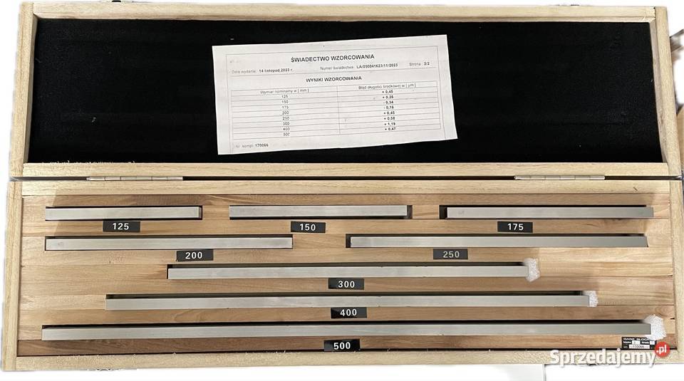 Płytki wzorcowe 125500 łódzkie Czarnożyły