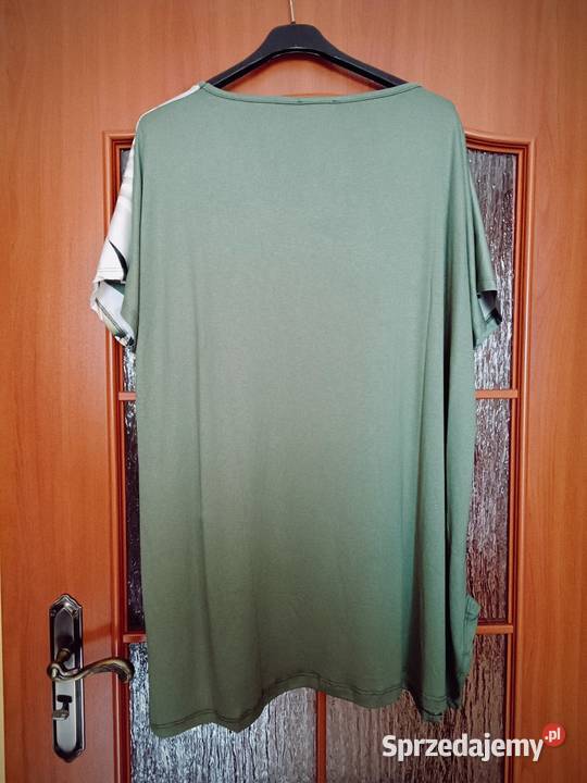 Tunika khaki z krótkim rękawem Cieszyn