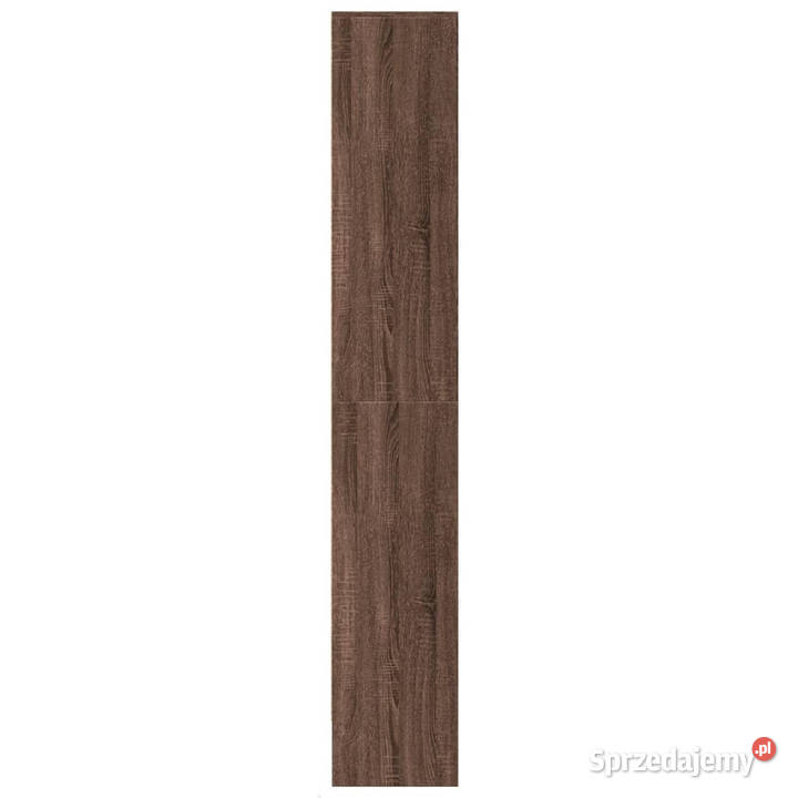 Wysoka szafka z LED brązowy dąb 69x325x200 mazowieckie