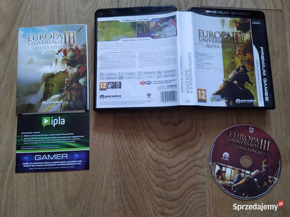 Europa Universalis III Złota Edycja PC DVD ENG Stalowa Wola