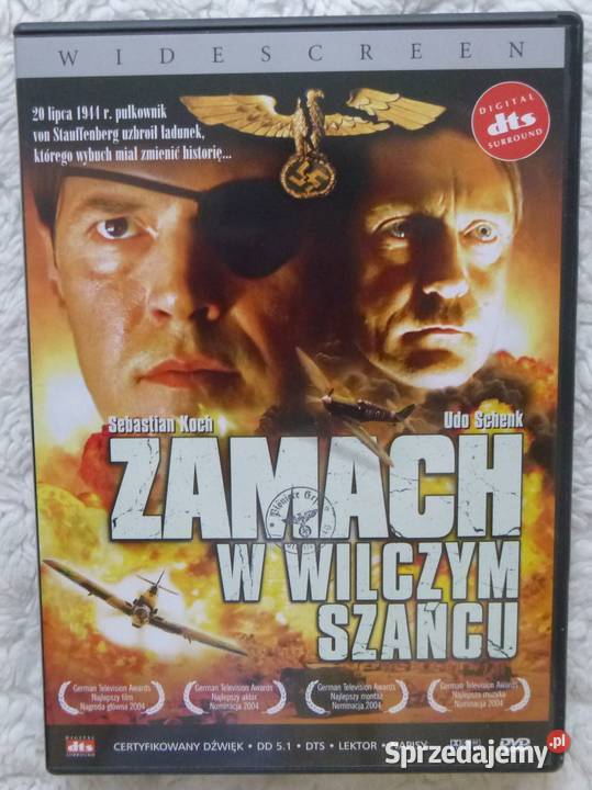 Film DVD Zamach w Wilczym Szańcu Warszawa