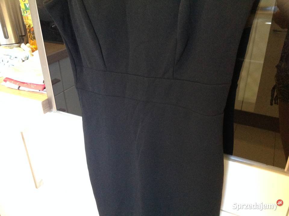 Sukienka Czarna Damska WAL G S falbana Nowa Nowa Sól