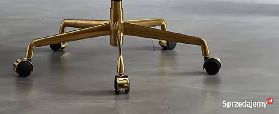 Fotel biurowy beżowy złoty Luxury Premium małopolskie Golkowice