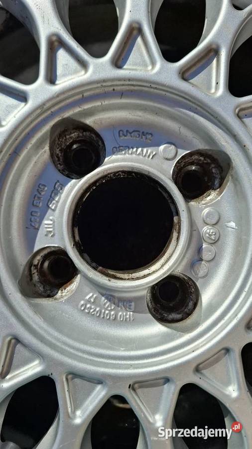 Felgi aluminiowe oryginalne golf 3 BBS 15 4x100 mazowieckie