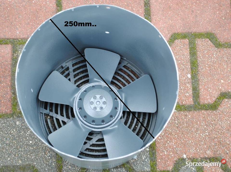 Obce chłodzenie Wentylator osiowy 76W 1380obrmin lubuskie Kargowa
