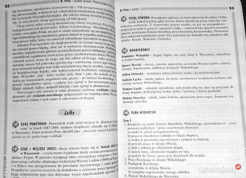 Pozytywizm 4 Opracowania lektury wiersze D miękka Chełm