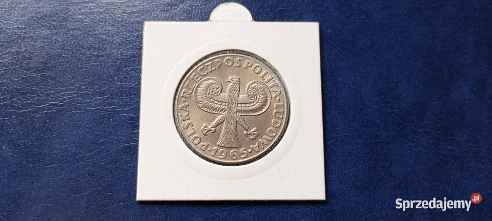 Stare monety 10 złotych 1965 Kolumna Polska 1 podkarpackie Lesko