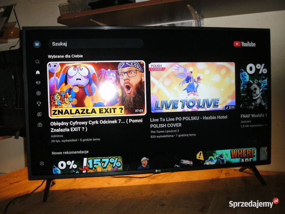LG 43 Smart TV 4K ActiveHDR WebOS Bluetooth LG Karlino sprzedam