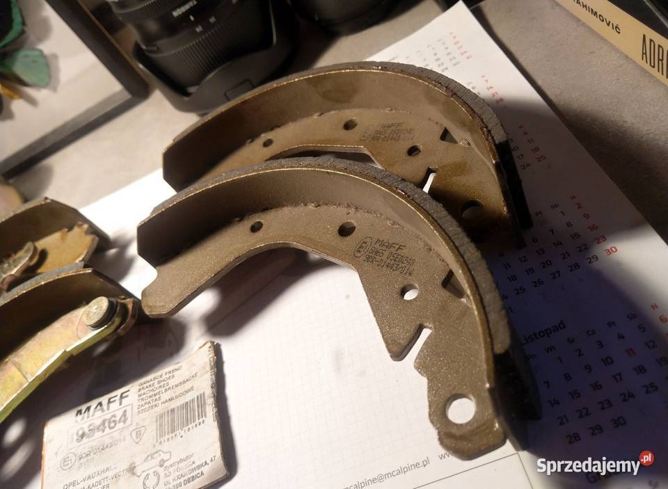 Szczęki hamulcowe Opel Ascona Kadett Maff 93464 szczęki Elbląg sprzedam