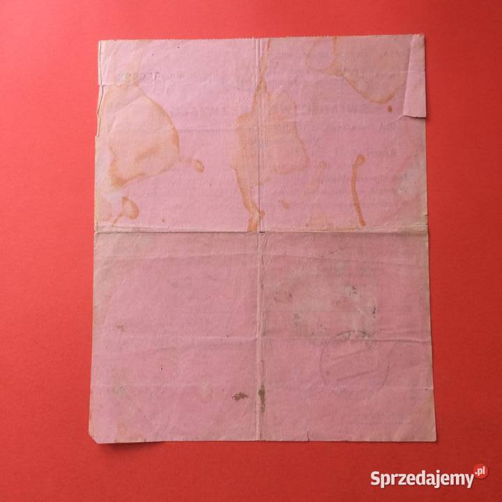 1739 Świadectwo Przemysłowe 2 Kedzierski Szczecin sprzedam