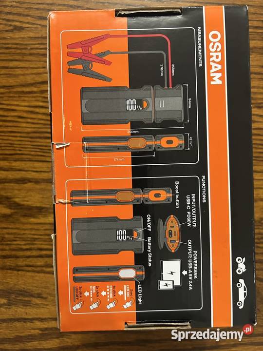 OSRAM BATTERYjumpstart 1500 Booster kujawsko-pomorskie Włocławek
