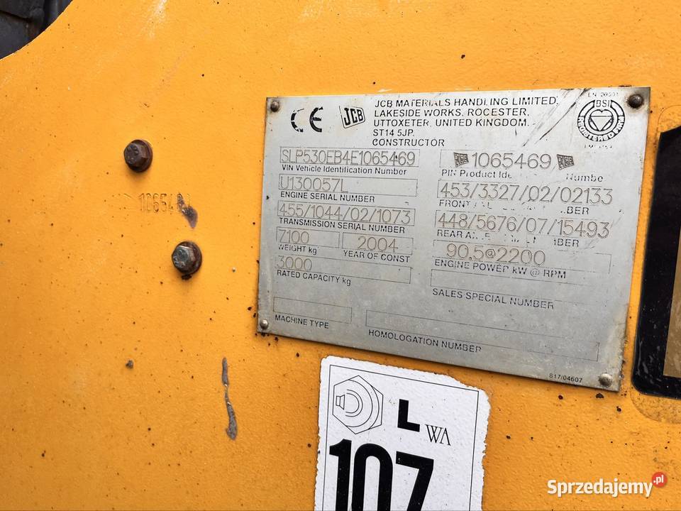 Ładowarka teleskopowa JCB 53070 Mała Słońca