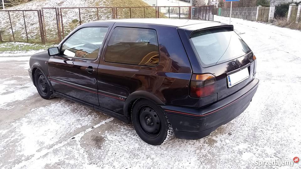 VW Golf III GT 18 LPG Dobra Rok produkcji 1992