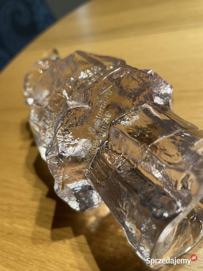 Viking szklany przycisk do papieru Pukeberg