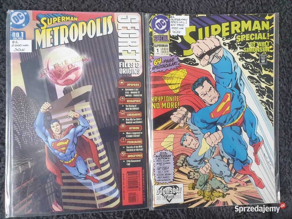 Superman 12 komiksów DC USA Amerykańskie pomorskie Gdynia