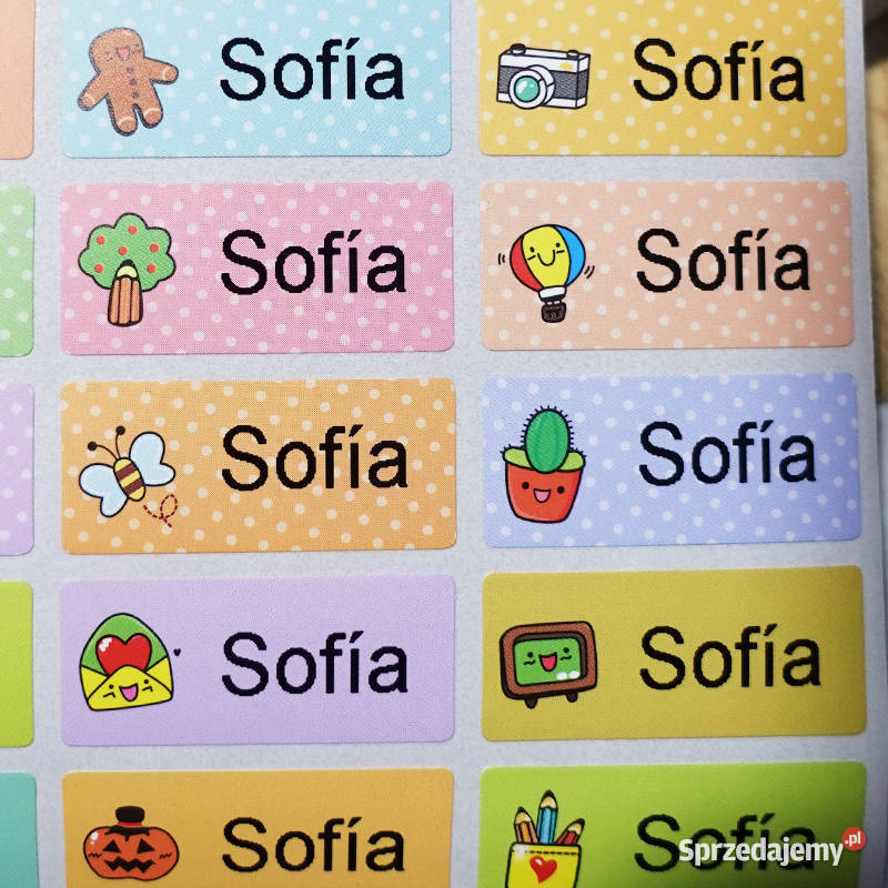 Naklejki Imienne 120 Gdańsk sprzedam