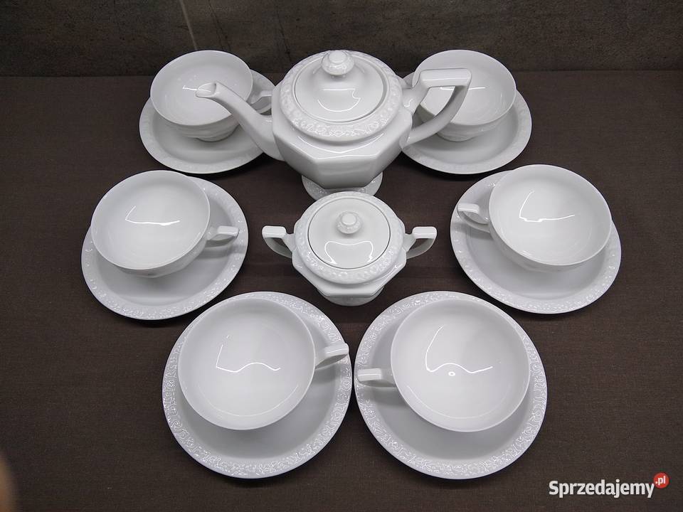 Serwis do herbaty Rosenthal Biała Maria Classic Kalisz