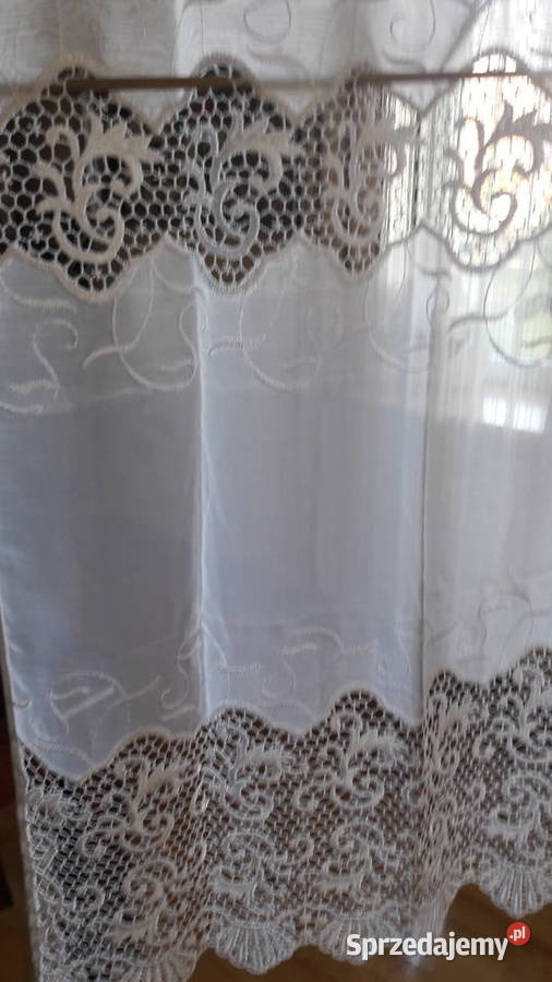 Woal biały gipiura zazdrostka szer 58 x 62 wys Radom