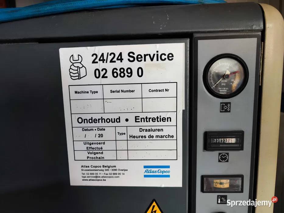 Kompresor śrubowy ATLAS COPCO GX7FF