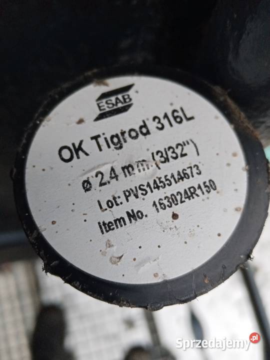 Elektrody pręty 316L Rychwałd