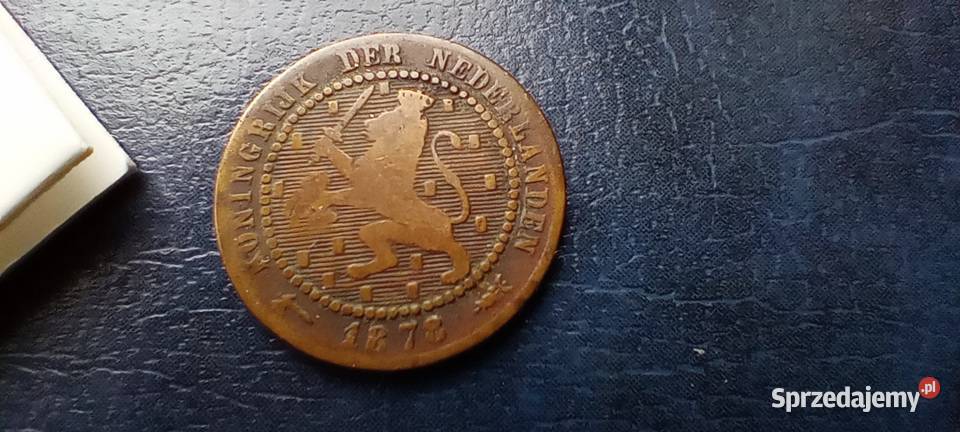Stare monety 1 cent 1878 Holandia