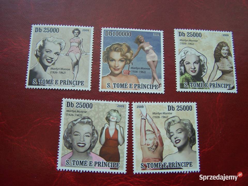 Wyspy Św Tomasza 2009 MNH Marilyn Monroe śląskie Tychy