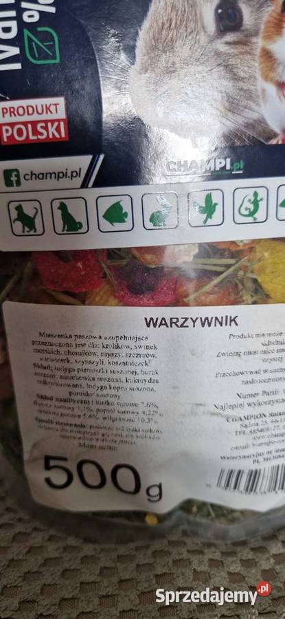 karma królików i gryzoni Champi warzywnik 500g Kraków