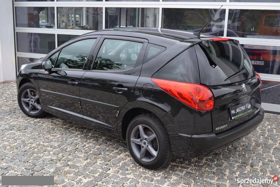 Do sprzedania Peugeot 207 SW czarny Nowa Wieś Rzeczna