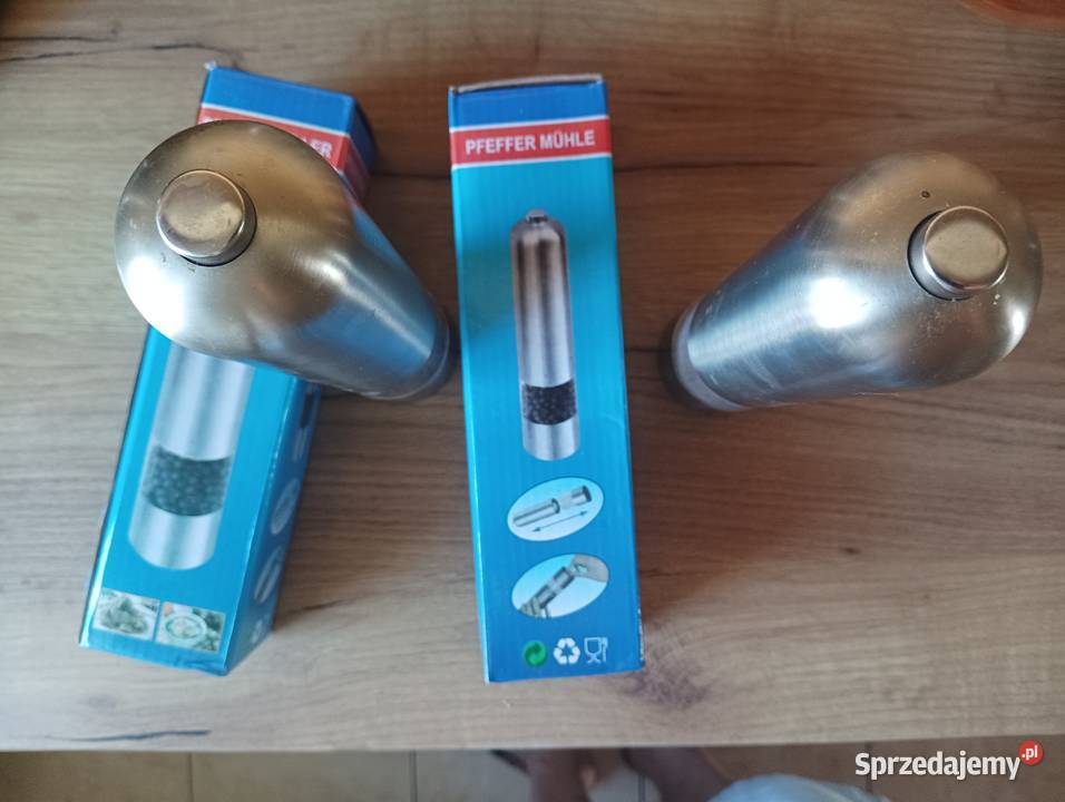 Młynek do pieprzu i soli 2 Bieruń sprzedam