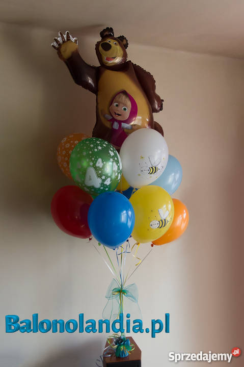 Bajkowe balony foliowe z helem Katowicez dostawą Katowice