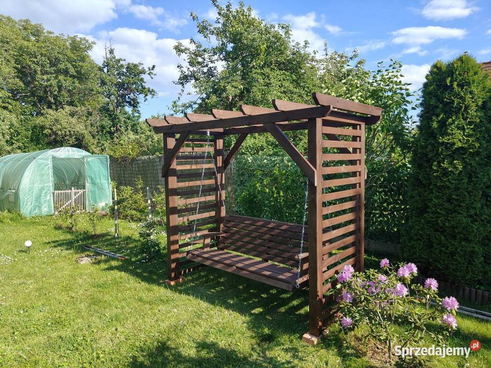 Huśtawka ogrodowa Pergola Drewniana Lubin