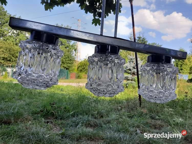 retro lampa wisząca Kamenick enov lata 60 te Lubań