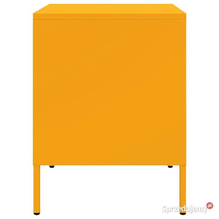 Szafka nocna musztardowa 36x39x505 stal WM842916 Nocne Warszawa