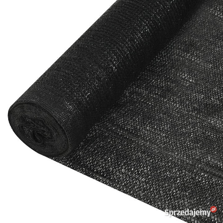 Siatka cieniująca czarna 2x10 m HDPE 150 gm Warszawa