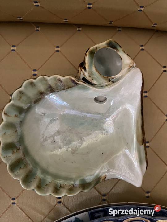 Patera muszelka Popielniczka XX Porcelana O wys Porcelana i szkło Gdańsk