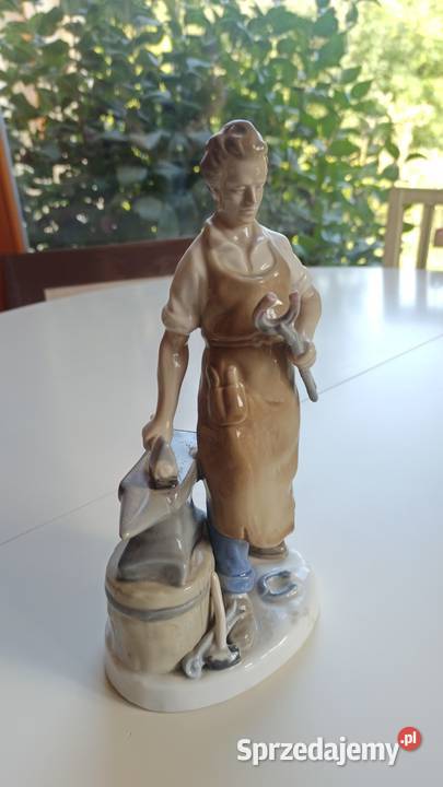 Figurka kowala Niemiecka figurka wyprodukowana w Gdańsk sprzedam