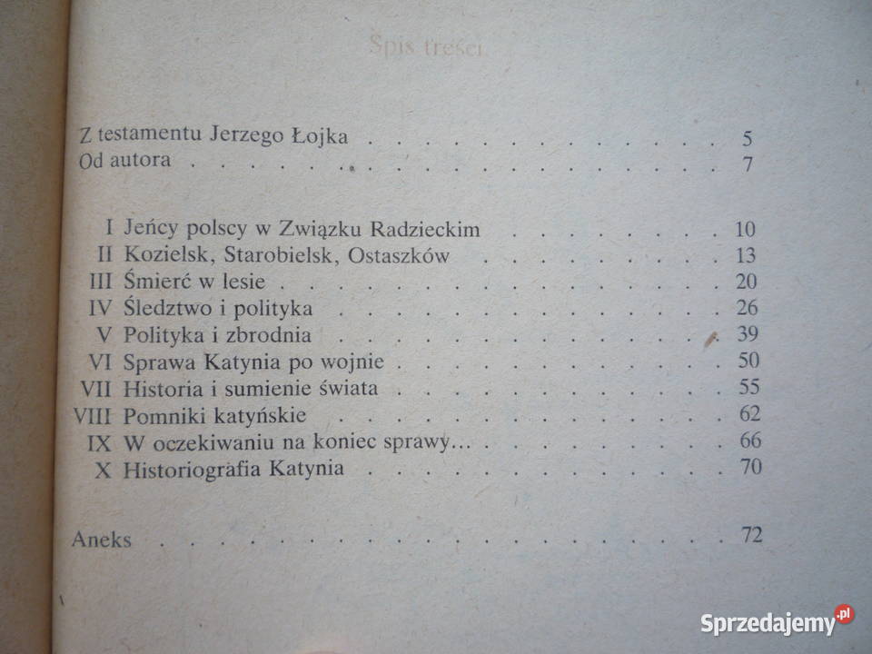 Dzieje sprawy Katynia Jerzy Łojek Szczecin