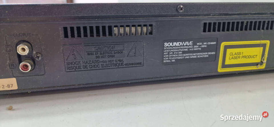 Soundwave CD 800 R CD800R kompaktowy odtwarzacz wielkopolskie Międzychód sprzedam